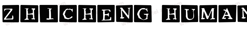 ZHICHENG HUMAN RESOU字体转换